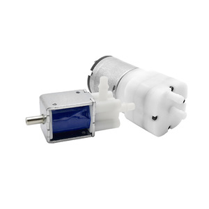 ปั๊มสุญญากาศไดอะแฟรมดีซี 528A 6V ขนาดเล็ก สำหรับถุงมือฟื้นฟูสมรรถภาพ พร้อมวาล์วลมสามทาง ตัวเครื่องทำจากพลาสติกวิศวกรรม - Product Image 1
