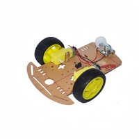 Onestopelectronic RC-2WD-EDU Kit de Coche Robótico Inteligente 2WD con Motores de Corriente Continua, Plataforma de Robótica DIY para Programación y Educación STEM