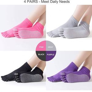 Women's Padded Custom <b>Grip</b> <b>Socks</b> Yoga Pilates Ballet <b>Socks</b> - Product Image 2