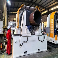 Machine multifonctionnelle CNC pour le fraisage et le chanfreinage des extrémités de tuyaux, pour la préfabrication de tuyauterie industrielle