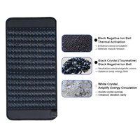 Vente directe d'usine 39*19.5 pouces PEMF améthyste cristal infrarouge lointain tapis de chaise de thérapie thermique pour chaud