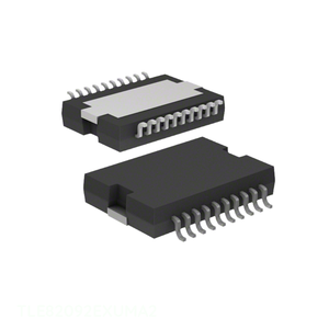Controlador de Motor IC 4.4V 5.25V 20DSO Gestión de Energía (PMIC) 20 SOIC (0.433", 11.00mm de Ancho) Pad Expuesto TLE82092EXUMA2 - Product Image 1
