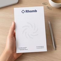 Bloc de Notas Promocional A4 A5 A6 con Puntos, Ecológico, Personalizado con Impresión, para Hotel o Inmobiliarias