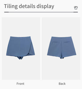 Fashion Summer Women's Multi-color High Waist Skirt Pants Solid Pattern Slim-Fit Loose Breathable A-Line Casual Skirts <strong>Shorts</strong> - Product Image 3