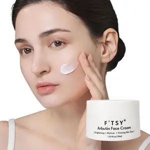 Customized LOGO 7 Days Fast Instant Skin Whitening Cream Alpha Arbutin Facial Lightening Gel Face Cream