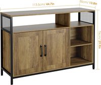 YQ Forever buffet armoires de cuisine portes compartiment ouvert stockage salle à manger salon armoires de cuisine industrielles conceptions
