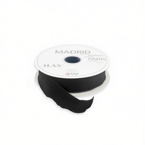 Nastro in Tessuto ILAN 4.0Cm 46M Nero Madrid Parigi Londra Tokyo Milano - Product Image 1