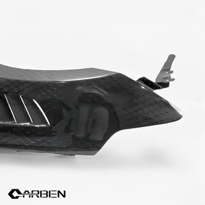 Ailes en fibre de carbone sergé 3K personnalisées avec texture forgée et effet football, compatibles avec le kit carrosserie et la modification Nissan 370Z Z34 - Product Image 5