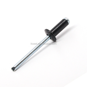 Remaches Ciegos de Aluminio DIN7337 3/32, Cabeza Abombada Negra, Sin Recubrimiento Brillante - Product Image 2