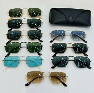 Gafas de Sol de Diseño de Lujo con Montura Metálica Colorida, Ligeras, con Protección UV400, Modernas, para Fiestas, de Alta Calidad, Unisex, Gruesas y a la Moda - Product Image 4