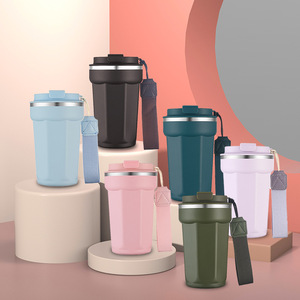 4th Generation Coffee Mug 304 Stainless Steel Insulated Tumbler With Lanyard Travel Use - Product Image 3