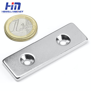 Hiệu Suất Cao NdFeB Công Nghiệp Sử Dụng Top Grade Mạnh Mẽ N50 Khối Vĩnh Viễn Chìm Nam Châm Với Uốn Và Hàn Dịch Vụ - Product Image 4