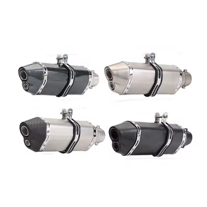 51MM Universel Moto Tuyau D'échappement Silencieux Ak Escape Moto pour CB400 R6 <span class=keywords><strong>Cb1000r</strong></span> Cbr650f Gsxr750 K11 Mt07 Z900 Z650 - Product Image 1