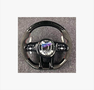 Volant sport en fibre de carbone très demandé pour <span class=keywords><strong>Mercedes</strong></span>-Benz <span class=keywords><strong>AMG</strong></span> <span class=keywords><strong>Classe</strong></span> G W205 W213 W177 W166 C43 C63 <span class=keywords><strong>Classe</strong></span> C E63 CLS - Product Image 1