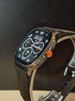 Jam Tangan Olahraga Luar Ruangan Bentuk Persegi HK73 Solidity IP68 Tahan Air AMOLED Pemantau Kesehatan Kontrol Jarak Jauh Asisten Suara AI