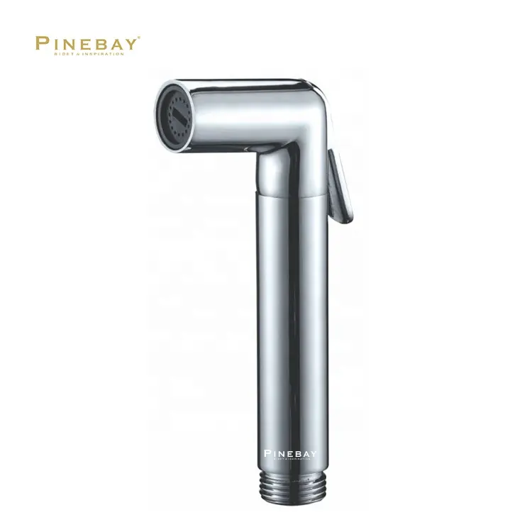 PINEBAY Schlussverkauf tragbare Chrome-Shattaf handtoilette Bidet Babykind Bidet-Spray muslimische Körperhygiene Pflege Shattaf