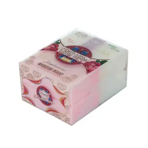 Vente en gros de savon à base d'huile de palme multi-usages vêtements de bain rectangulaires solides savon de bain rectangulaire en tissu de lavage