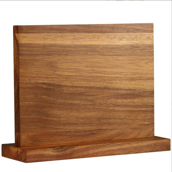 Лидер продаж, деревянный магнитный держатель для ножей, размер и логотип OEM