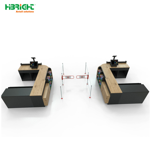 Mostrador de Caja Moderno Highbright con Estante de Exhibición para Supermercados y Tiendas Minoristas - Product Image 1