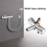 Ensemble de pulvérisateur de papier toilette portable pour bidet, accessoire de toilette, pulvérisateur pour couches, kit de bidet