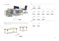Scrivania Ergonomica Commerciale per Manager, Resistente all'Usura e Anticorrosione, Grande Postazione di Lavoro Direzionale, Tavolo da Riunione in Metallo per Dirigenti