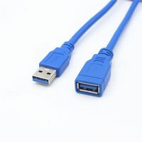 Alta velocidad 1,5 M 3M 5M 5Gbps USB A macho a hembra Cable USB3.0 Cable para impresora teclado ratón y unidad Flash