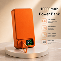 Nouveaux produits 2026 : Batterie externe magnétique sans fil ultra-fine avec écran couleur, charge rapide PD20W, 10000 mAh pour téléphone