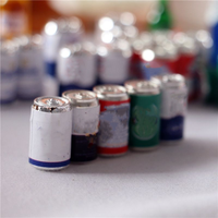 Miniature de maison de poupée : Bouteille de bière miniature, canette, mini bouteille de boisson Sada pour bars, accessoires de maison de poupée