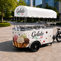 Chariot à glaces mobile pour entrepôt, studio, galerie, musée, bibliothèque, église, temple, jardin, ferme, vignoble, complexe hôtelier, hôtel, motel, auberge, café