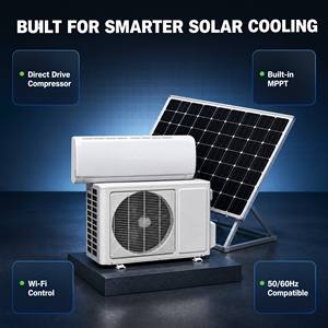 Aire Acondicionado Portátil Split de Accionamiento Directo (DC) para Montaje en Pared, 12000 BTU, con Energía Solar, Eficiente para Calefacción y Refrigeración, Venta al por Mayor - Product Image 5