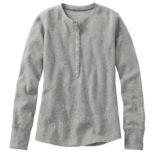 Maglietta pesante Streetwear <span class=keywords><strong>in</strong></span> cotone tinta unita <span class=keywords><strong>in</strong></span> bianco e oversize con colletto di enry T-shirt da uomo Unisex - Product Image 2