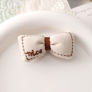 Accesorios de Moda Coreanos <span class=keywords><strong>para</strong></span> Otoño e Invierno, Diadema con Lazo Acolchado de Cinco Pétalos, Nueva Tela, con Bolsa <span class=keywords><strong>para</strong></span> Botas de Regalo - Product Image 5