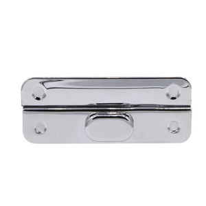 <b>Flute</b> Case Metal Push Lock Chrome Zinc Alloy Hardware For Musical Instrument Case Wine Case Accessory 48.5Mm Width - Product Image 3