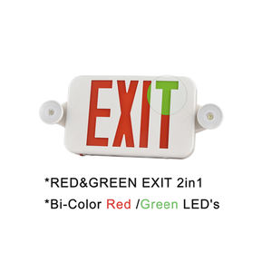 NUEVO Letrero de Salida de Emergencia <span class=keywords><strong>LED</strong></span> COMBO Delgado UL, Luz de Emergencia <span class=keywords><strong>LED</strong></span> de Mantenimiento - Product Image 6