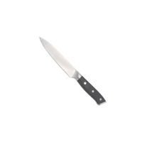Qualité 5CR15MOV Matériel 3PC Couteau De Cuisine Ensemble Chef Santoku Couteau Utilitaire avec Poignée Noire Forgée