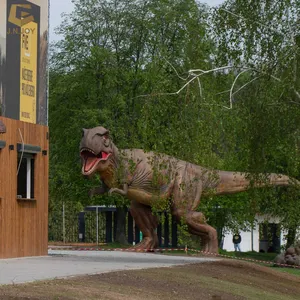CCAD82 3D Large T-Rex Dinosaur Model Realistic Animatronic Jurassic Tyrannosaurus Rex For Park