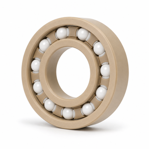 Roulement à billes à gorge profonde 6009 45x75x16mm avec anneaux PEEK, billes en zircone et cage en PEEK PTFE - Product Image 1