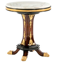 Luxuriöser Neoklassischer Stil Massivholz Beistelltisch und Endtische für Wohnzimmer-Set - Foshan Fabrik Großhandel