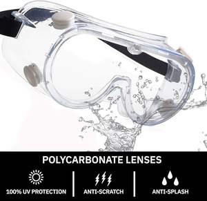 Lunettes de protection légères et économiques, anti-buée, avec sangle élastique réglable, lunettes de sécurité avec protections latérales, haute qualité - Product Image 5