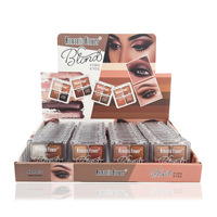 Palette de fards à paupières miniatures portables OEM ODM, poudre pigmentée mélangeable, logo personnalisé pour marque de cosmétiques à étiquette privée