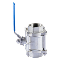Vanne à boisseau sphérique pleine passée de haute qualité, 2 pièces, filetage femelle BSP NPT 1000WOG, vanne industrielle pour eau, huile, gaz, fournisseur OEM