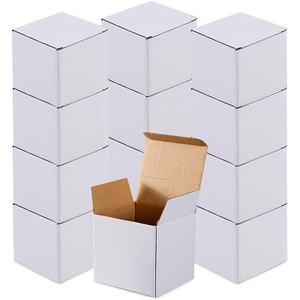 White Corrugated Boxes Mailing use Recyclable Cardboard Shipping Paper Boxes