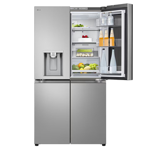 Réfrigérateur <span class=keywords><strong>LG</strong></span> Original Chinois Multi-Cross <span class=keywords><strong>4</strong></span> <span class=keywords><strong>Portes</strong></span> avec Fenêtre Knock-Knock, Distributeur de Glace, Multi-Circulation d'Air, Refroidissement par Air, Compresseur Intelligent BLDC - Product Image 2