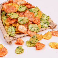 Snacks chinois Edamame emballés dans une boîte en sac en vrac-Fèves sucrées Pois chiches Soja à la saveur de noisette Goodies frits au four
