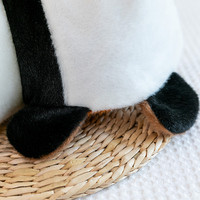 Vente en gros Panda inversé Jouet en peluche Kawaii Cadeau Cartoon Petit Panda doux Jouet en peluche Panda doux créatif Jouet en peluche