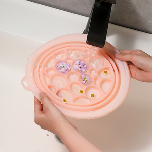 Bol en silicone pliable pour le visage avec bac à glaçons intégré, soulagement de l'acné, cryothérapie pour la maison - Product Image 1