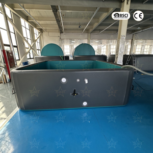 Piscina Inflable Rectangular Portátil de Fácil Almacenamiento para Exteriores, Inflado Rápido, Material de PVC con Tecnología Drop Stitch - Product Image 2