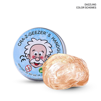 Jouet anti-stress : fluide non newtonien, slime liquide en verre, pâte transparente colorée, slime à bulles, slime rebondissant cristallin