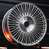 Jantes forgées sur mesure en argent, classiques, multi-branches, 20, 21, 22 pouces, 5x120, 5x112 pour Range Rover, Audi, BMW, Mercedes Benz, SUV de luxe
