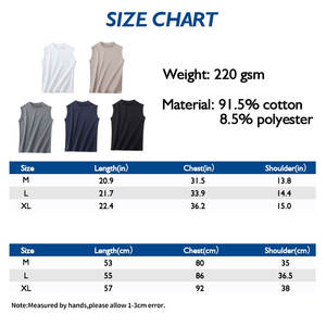 Designer Sports Tank Top New Summer Sleeveless Cotton <b>Vest</b> <b>for</b> Layering - Product Image 3
